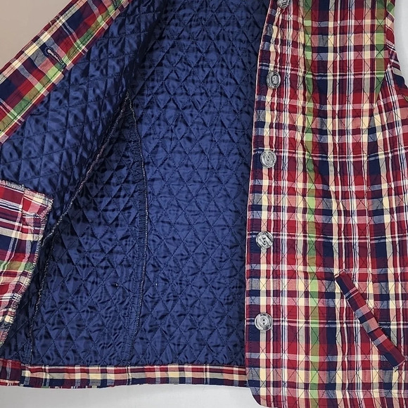 Southern Lady Quilted Vest Button Up Multi-Colored Size Small - Picture 10 of 13
